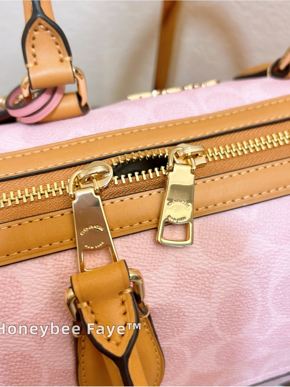 NWT Coach CEA19 Rowan Large Satchel Bag In Signature Canvas With Charms 🌸 🌸 - Picture 11 of 14